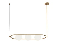 Hot Maytoni Erich Lámpara de Techo Colgante Globo Moderna 3 Luces Latón E14 Camel