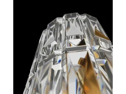 Hot Maytoni Facet Lámpara de pared neoclásica de vidrio y cristal Oro Dorado