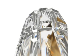Hot Maytoni Facet Lámpara de pared neoclásica de vidrio y cristal Oro Dorado