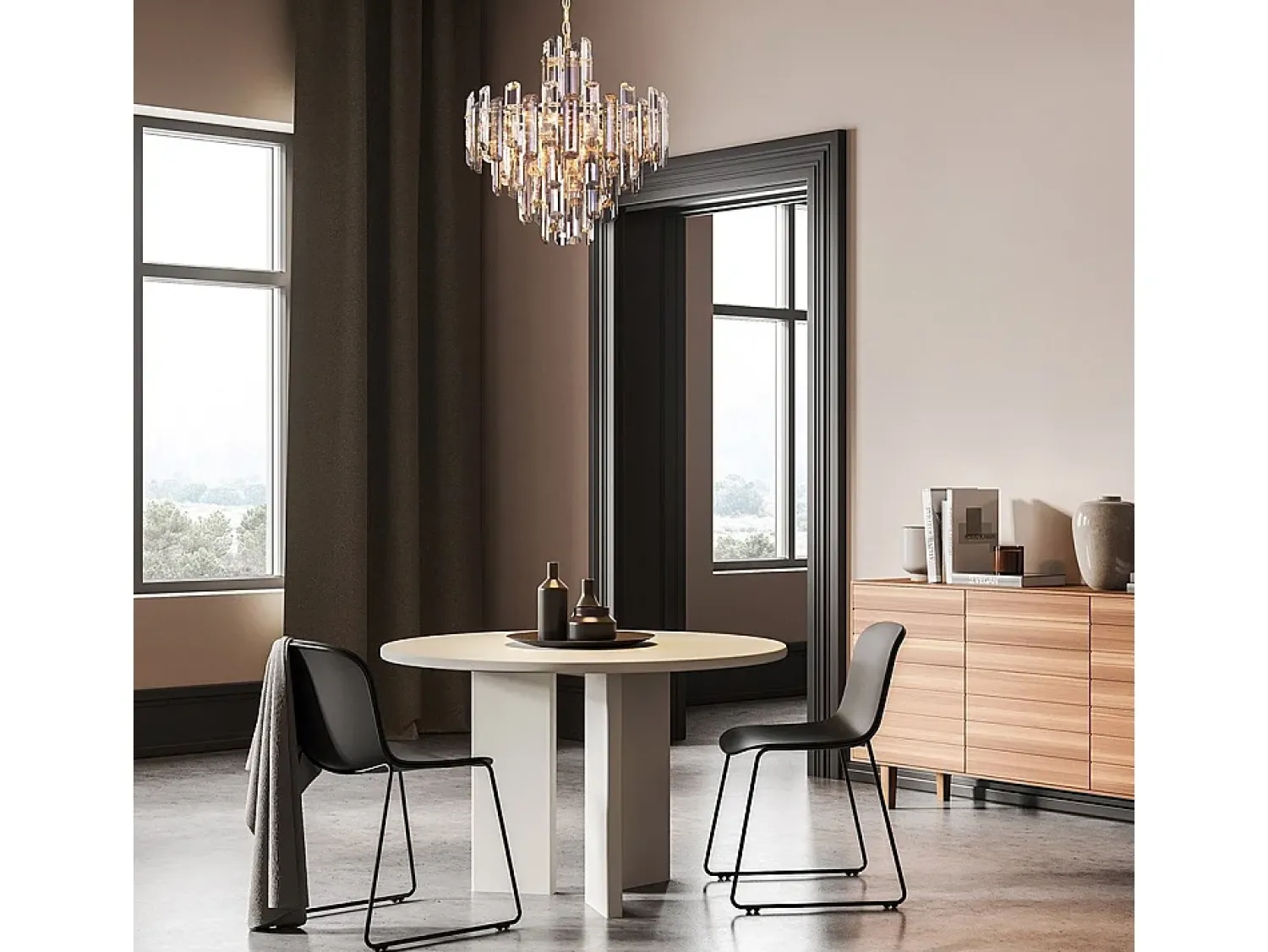 Outlet Maytoni Flare Lámpara de Techo Colgante Neoclásica Oro Dorado