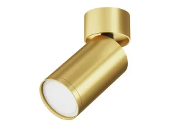 Maytoni Plafón^FOCUS S Downlight Orientable de Superficie Oro Mate GU10 Dorado