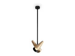 Clearance Maytoni Giro Lámpara de Techo Colgante Moderna 2 Luces Latón GU10 Camel