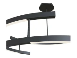 Maytoni Line Lámpara de techo colgante integrada moderna negra, 3000K