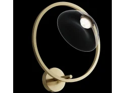 Sale Maytoni Lunare II Aplique LED Integrado Moderno Latón 3000K Camel