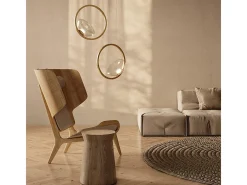 Maytoni Lunare Moderna lámpara de techo colgante LED integrada latón 3000K