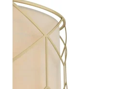 Discount Maytoni Messina Classic Messina - Lámpara de techo colgante de 4 luces dorada con pantalla de tela Dorado