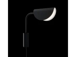 Discount Maytoni Mollis Lámpara de pared moderna negra, pantalla acrílica Negro