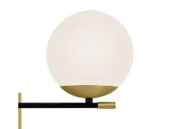 Maytoni Nostalgia Lámpara de pared Modern Nostalgia 2 Light Matt Gold Pantalla de vidrio