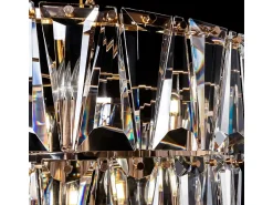 Maytoni Lámpara Suspendida^Puntes Moderna lámpara de techo colgante dorada Puntes de 3 niveles y 18 luces Dorado