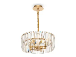 Best Maytoni Puntes Moderna lámpara de techo colgante cilíndrica dorada Puntes de 4 luces Dorado