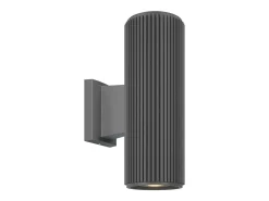 Maytoni Rando Aplique 2 Luces Up Down Exterior Gris E27 IP54