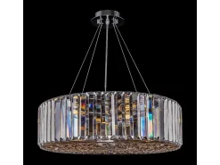 Maytoni Recinto Plafón Modern Recinto 8 Luces Cromo Cristal