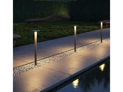 Maytoni Wald Pilona Exterior Grafito, 80cm, 3000K IP65 Gris