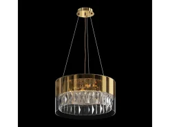Maytoni Wonderland Plafón colgante cilíndrico moderno dorado