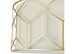 New Maytoni Messina Plafón Semi Empotrado Cilíndrico , 3 Luces, E27 Dorado