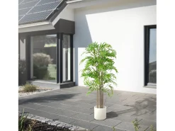 Sale ML-DESIGN Bambú artificial 150 cm, Planta artificial grande, Planta artificial con tallo de madera auténtica Verde
