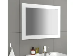 VCM Espejo^Muebles de baño gabinete alto Malira Blanco AL. 189 x AN. 30 x P. 30 cm Multicolor