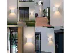 Online NETTLIFE Aplicación LED para Muro Int/Ext, Caliente IP65, para Casa, Dormitorio, Pasillo, Escalera Blanco