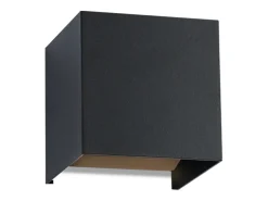 Discount NETTLIFE Aplicación LED para Muro Externa Negra, Up Down, IP65, 3000K, para Escalera Negro