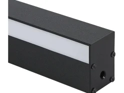 Online NETTLIFE Aplique LED para Interiores - Lámpara de Pasillo Moderna de 60 cm y 21 W, Color Blanco cálido, para Pasillo Arriba y Abajo Negro