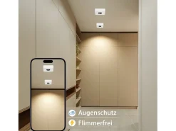 Discount NETTLIFE Foco LED 7W Cálido Foco de Techo Moderno Foco Plano y Cuadrado para Pasillo Cocina Comedor Blanco
