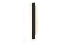 Hot NETTLIFE , lámpara de pared LED para exteriores, 100 cm, , 3000K, IP65, larga, 26W, de villa, en acrílico, para casa, pared, jardines. Negro