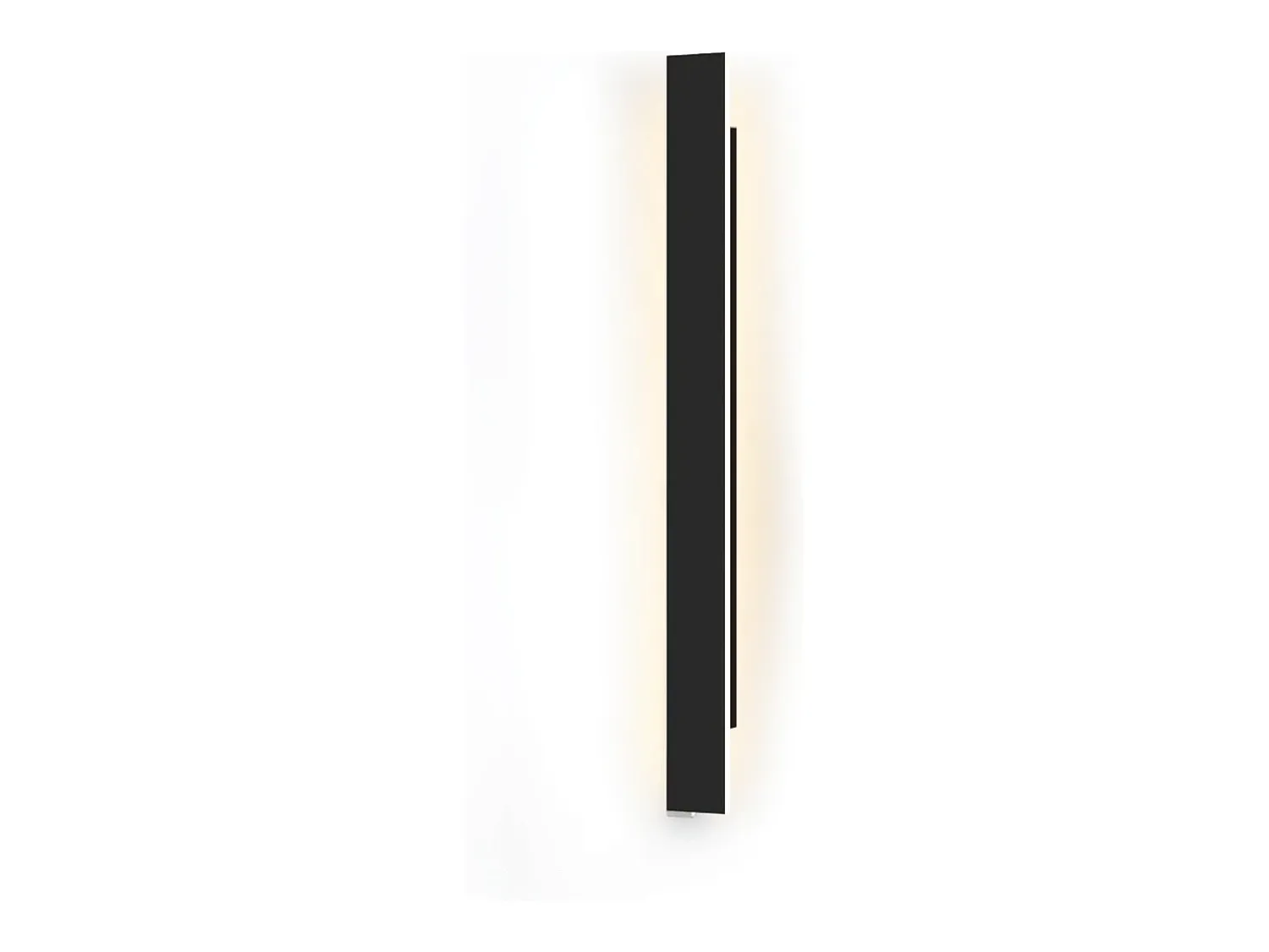 Hot NETTLIFE , lámpara de pared LED para exteriores, 100 cm, , 3000K, IP65, larga, 26W, de villa, en acrílico, para casa, pared, jardines. Negro