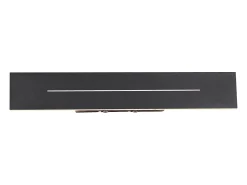 Sale NETTLIFE Lámpara de pared interior Lámpara de pared LED 30 CM Lámpara de pasillo moderna Lámpara de escalera negra de dormitorio blanco cálido 8 W Negro