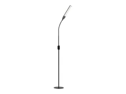 Outlet NETTLIFE Lámpara de pie LED regulable - negra para salón 158 cm Lámpara de pie táctil moderna 9 W con temporizador y función de memoria Negro