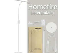 NETTLIFE Lámpara de pie LED para sala de estar regulable - Lámpara de pie táctil ajustable moderna de 158 cm 9 W con temporizador y función de memoria