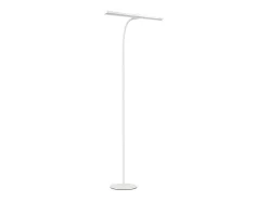 NETTLIFE Lámpara de pie LED para sala de estar regulable - 156 CM moderna con control táctil de 10 W con temporizador con cuello de cisne ajustable