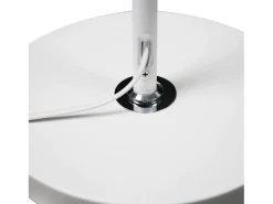 New NETTLIFE Lámpara de Pie para Salón, Lámpara de Pie Vintage - 166cm, Diseño Retro, Lámpara de Pie de Metal con Casquillo E27, Máximo 40W Blanco
