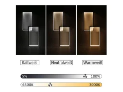 Best NETTLIFE Lámpara de Techo LED Negra 80 cm Moderna Regulable con Mando a Distancia 48W Rectángulo Diseño de Metal para Dormitorio Habitación Infantil Negro