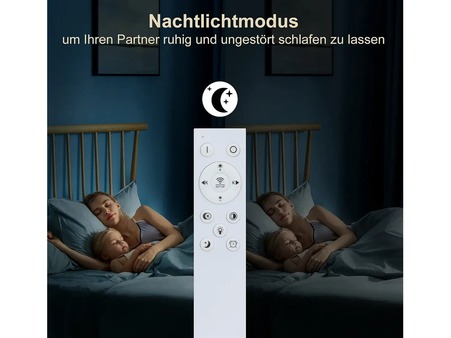 Best NETTLIFE Lámpara de Techo LED Negra 80 cm Moderna Regulable con Mando a Distancia 48W Rectángulo Diseño de Metal para Dormitorio Habitación Infantil Negro