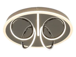 Outlet NETTLIFE Lámpara de Techo LED Luz de Salón Cálido 41W, 3000K, 43 x 12,5 cm Lámpara Moderna para Dormitorio Habitación de los Niños, Pasillo Blanco