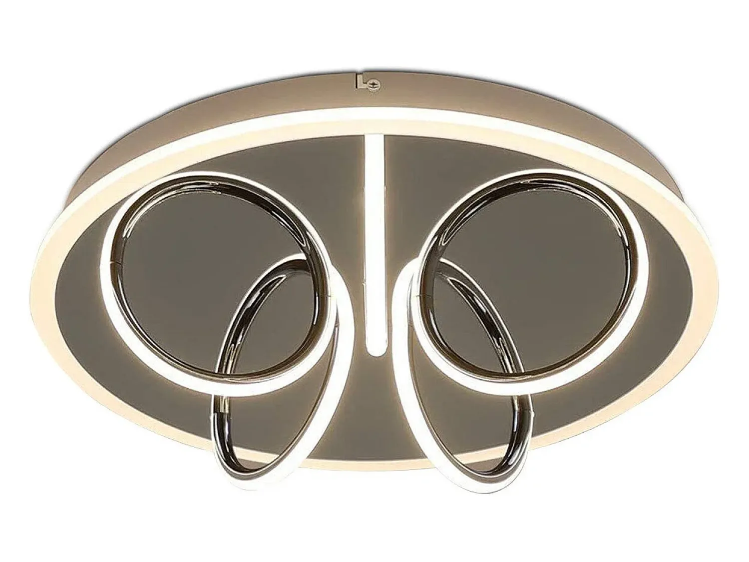 Outlet NETTLIFE Lámpara de Techo LED Luz de Salón Cálido 41W, 3000K, 43 x 12,5 cm Lámpara Moderna para Dormitorio Habitación de los Niños, Pasillo Blanco