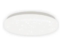 Online NETTLIFE Lámpara de Techo LED 21 cm 15 W Lámpara de de Dormitorio Neutro Redondo Decoración de Estrellas para Habitación Infantil Blanco