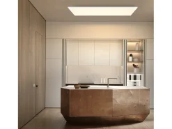 Clearance NETTLIFE Lámpara de Techo LED, 80 x 30 cm, 39W, 3000K Regulable, Plana, Lámpara con Control Remoto, Panel, , Lámpara de Escritorio para Cocina Blanco