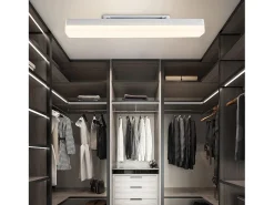Clearance NETTLIFE Lámpara de techo LED para, larga, 40 cm, luz diurna, 18 W, luz de techo blanca neutra, para sótano, pasillo, oficina, garaje, dormitorio Blanco