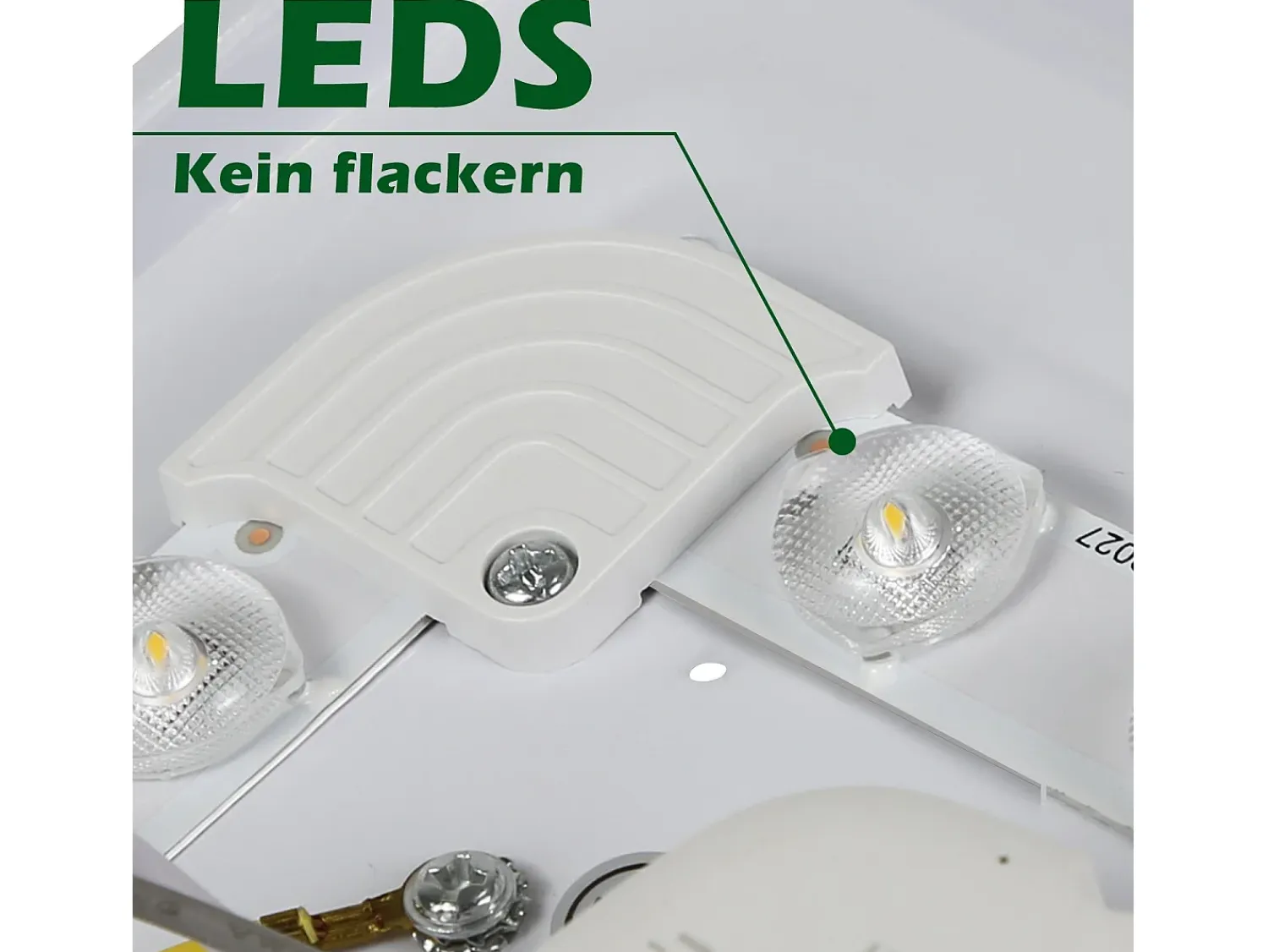 NETTLIFE Plafón^Lámpara techo LED 15W, Dormitorio cielo estrellado 21cm, Blanca cálida, Estrella cuadrada, Decoración cocina, Niños, Oficina Blanco