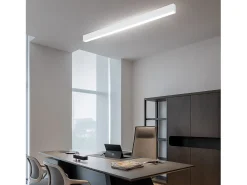 Online NETTLIFE Luz de Techo LED Negra Moderna 107 CM de Largo Regulable con Control Remoto Lámpara de Escritorio Panel de 32 W para Dormitorio Negro