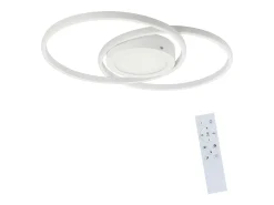 NETTLIFE Plafón^Luz de Techo LED Regulable con Control Remoto 48W Diseño para el Salón Dormitorio Lámpara Moderna para Cocina Oficina Blanco