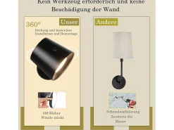 Sale NETTLIFE Pack de 2 Lámpara de pared de jaula de metal interiores, lámpara de techo de metal ajustable moderna regulable de 360 ​​​​°, diseño Negro