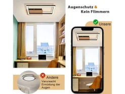 Hot NETTLIFE , plafón LED moderno de 12W, madera, 3000K. Negro
