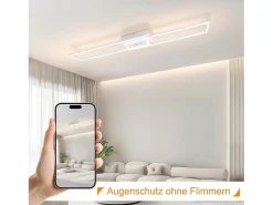 NETTLIFE Plafonario LED Marco Moderno 32W 3000K Blanco