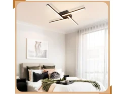 Outlet NETTLIFE Plafonario LED de 24W, diseño moderno, 3000K, luz blanca cálida. Blanco