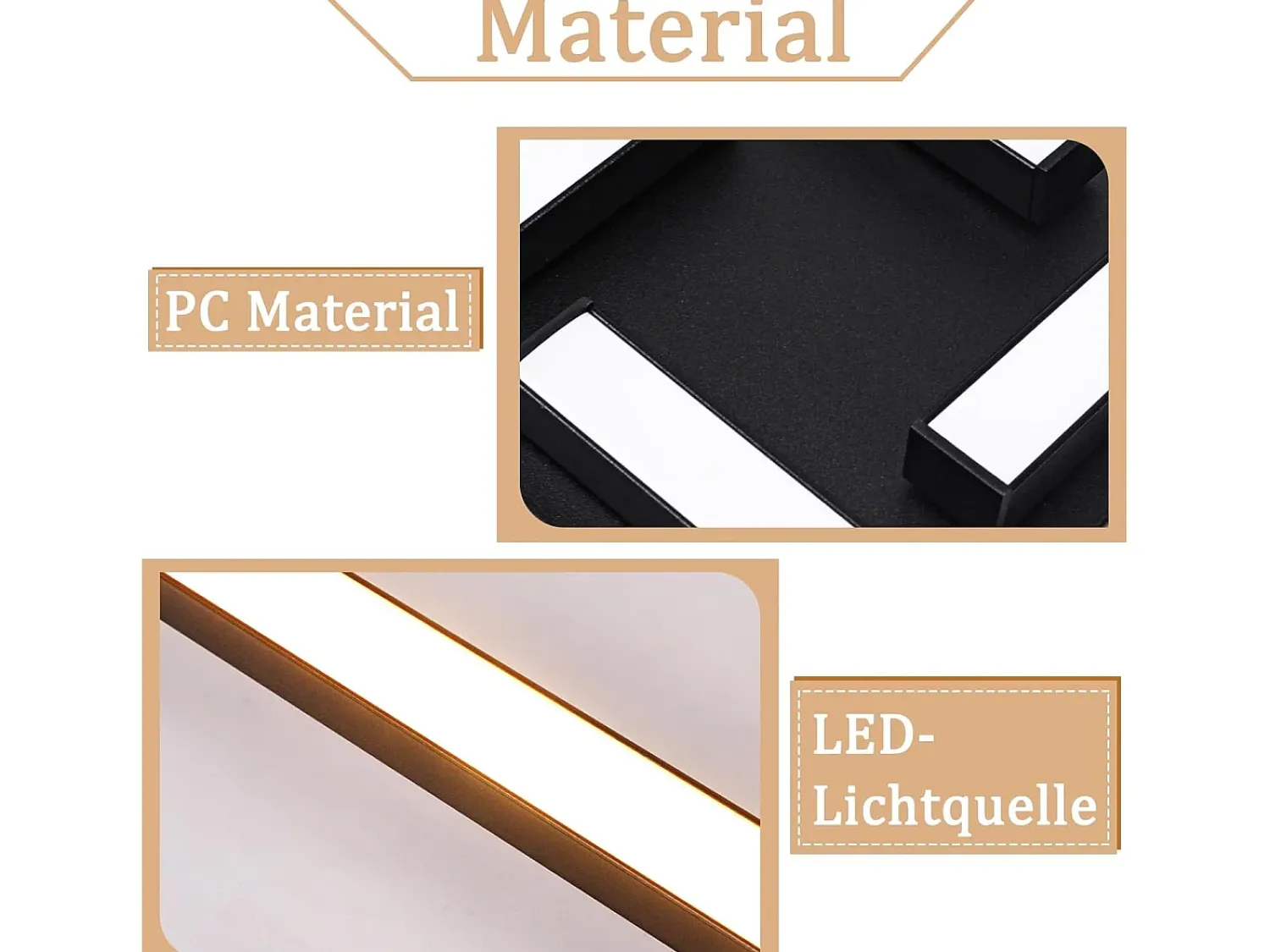 Outlet NETTLIFE Plafonario LED de 24W, diseño moderno, 3000K, luz blanca cálida. Blanco
