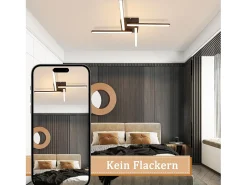 Outlet NETTLIFE Plafonario LED de 24W, diseño moderno, 3000K, luz blanca cálida. Blanco