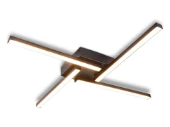 Outlet NETTLIFE Plafonario LED de 24W, diseño moderno, 3000K, luz blanca cálida. Blanco