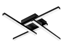 Outlet NETTLIFE Plafonario LED de Diseño Moderno, 24W, , 3000K, Luz Blanca Cálida Negro